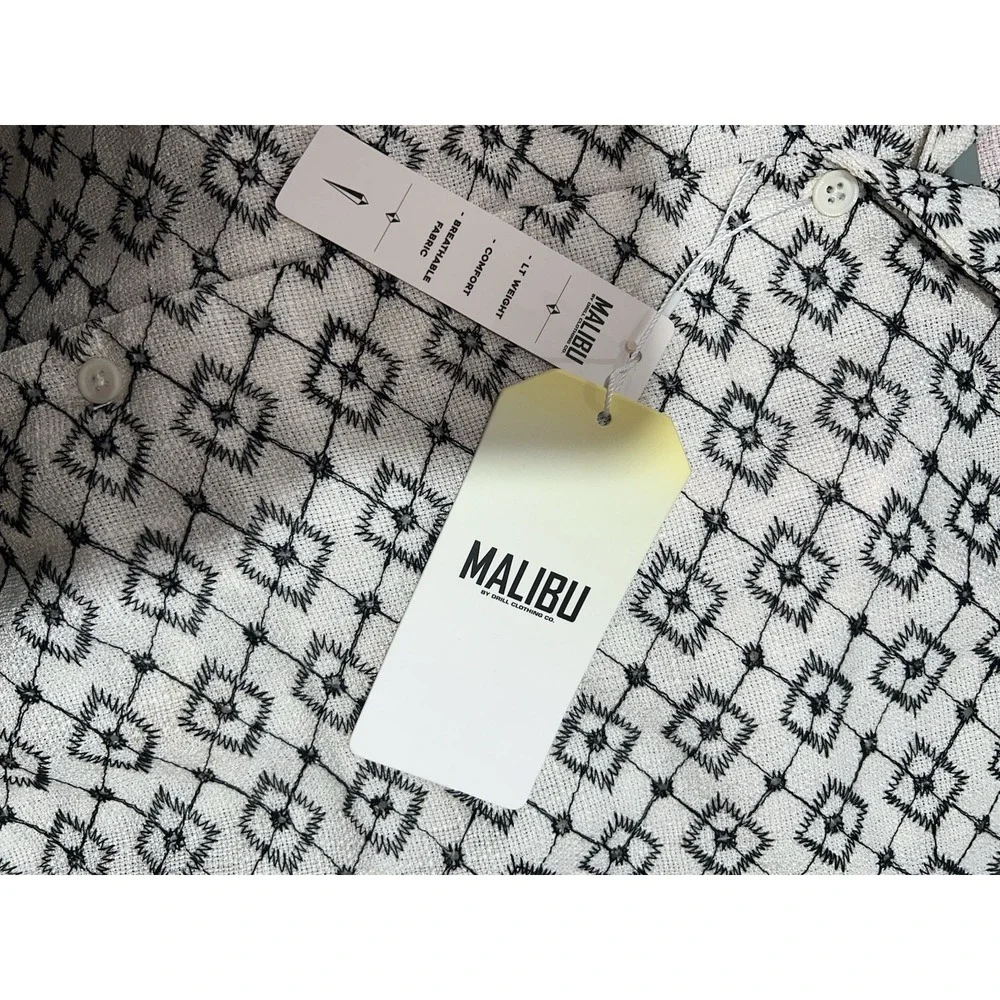 (b40/8)malibu stylish BEACH SHIRT in medium Size M